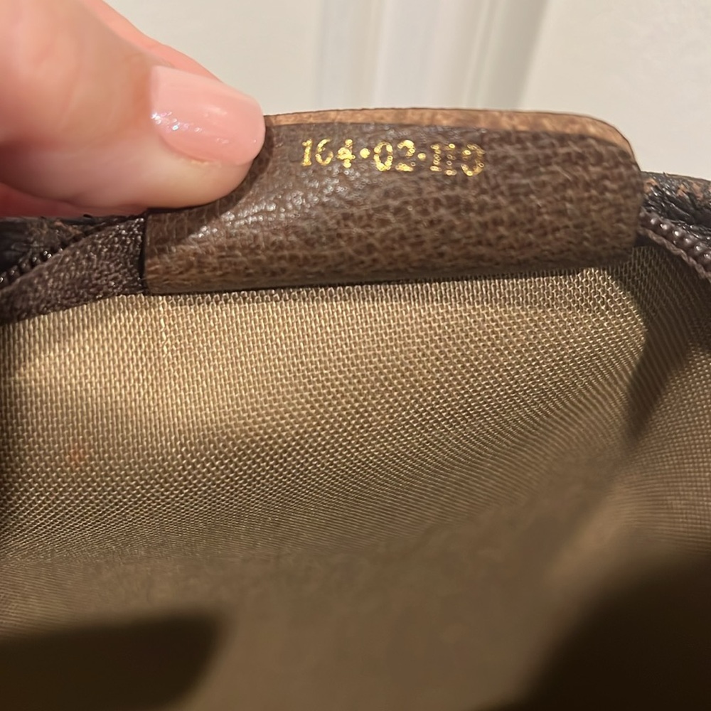 Gucci GG Coated Canvas & Brown Large Leather Tote Shoulder Overnight Bag EUC - Picture 10 of 12